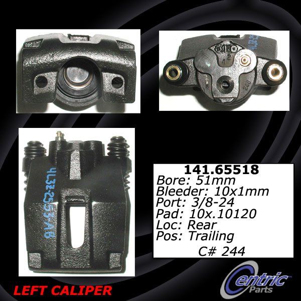 2006-2008 Lincoln Mark LT Disc Brake Caliper - Rear Left (Centric)