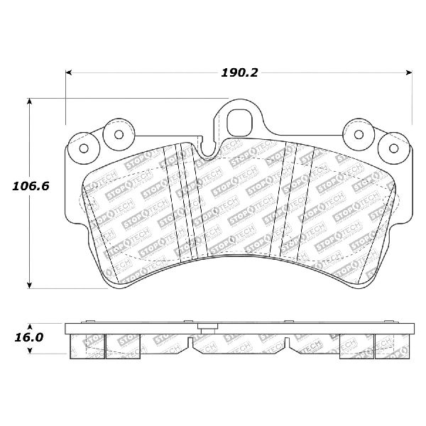 2007-2015 Audi Q7 Disc Brake Pad Set - Front (Centric)