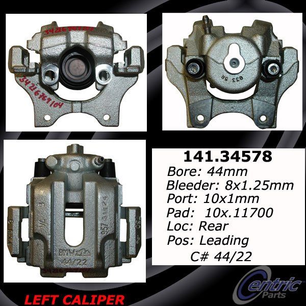 2007-2013 BMW 335i Disc Brake Caliper - Rear Left (Centric)