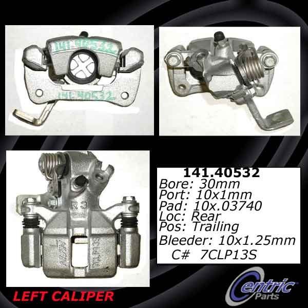 1992-2000 Honda Civic Disc Brake Caliper - Rear Left (Centric)