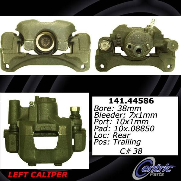 2001-2003 Toyota Highlander Disc Brake Caliper - Rear Left (Centric)