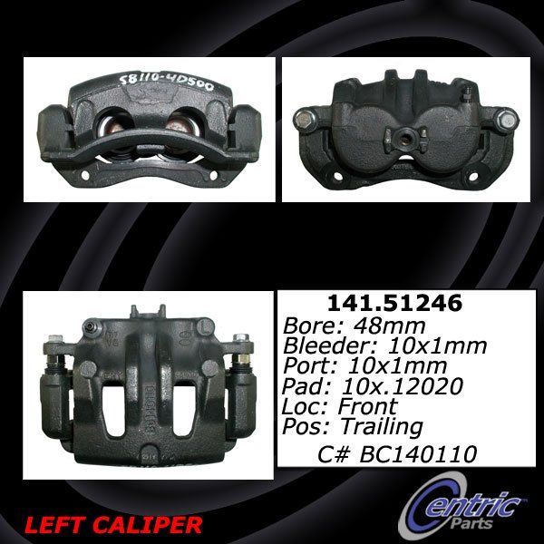2006-2014 Kia Sedona Disc Brake Caliper - Front Left (Centric)