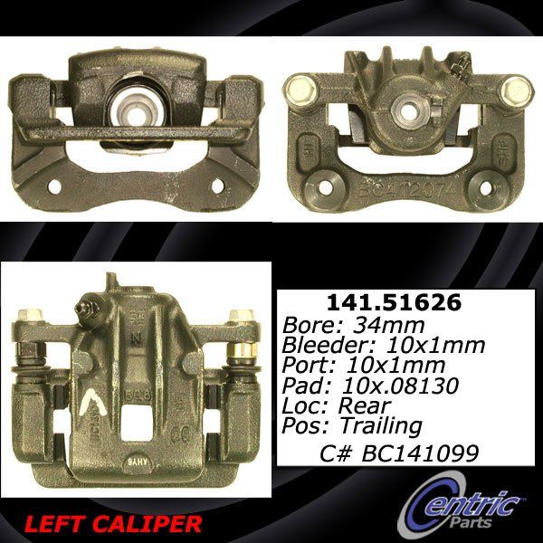 2006-2009 Hyundai Azera Disc Brake Caliper - Rear Left (Centric)