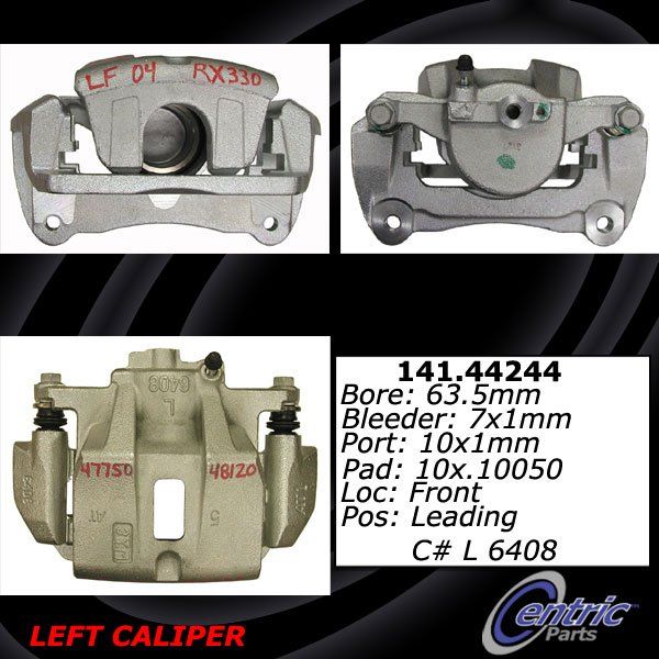 2006-2008 Lexus RX400h Disc Brake Caliper - Front Left (Centric)