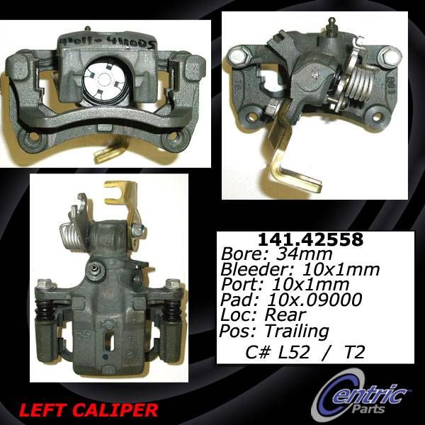2002-2004 INFINITI I35 Disc Brake Caliper - Rear Left (Centric)