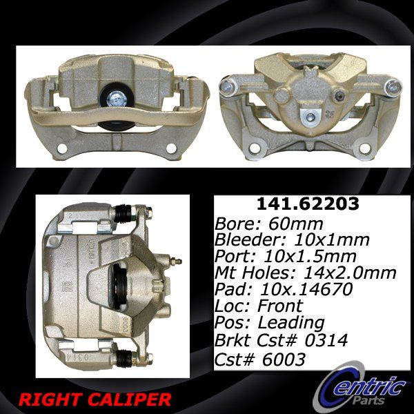 2013-2017 Chevrolet Trax Disc Brake Caliper - Front Right (Centric)
