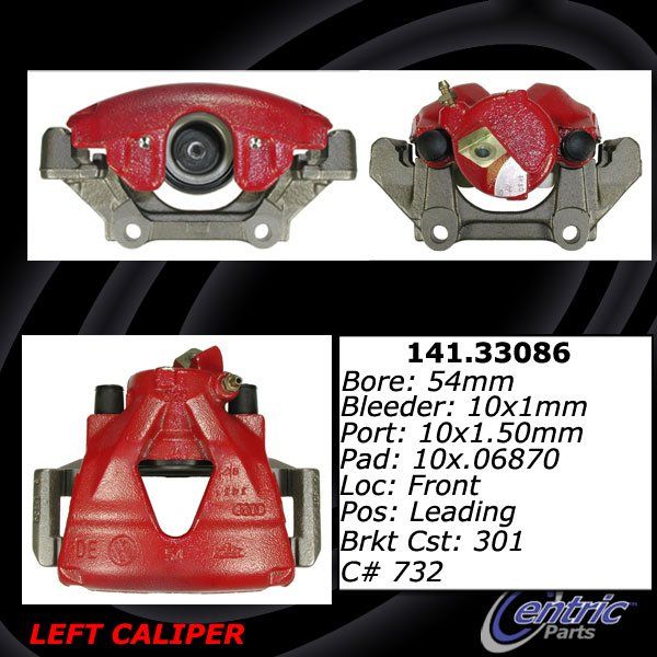 1998-2004 Audi A3 Disc Brake Caliper - Front Left (Centric)