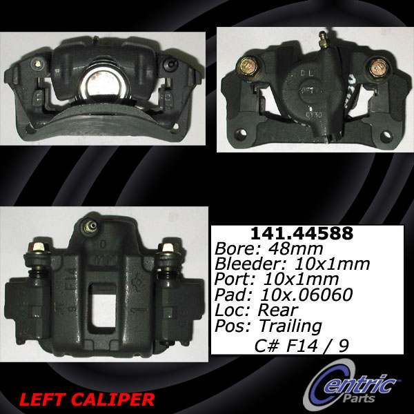 2001-2007 Toyota Sequoia Disc Brake Caliper - Rear Right (Centric)