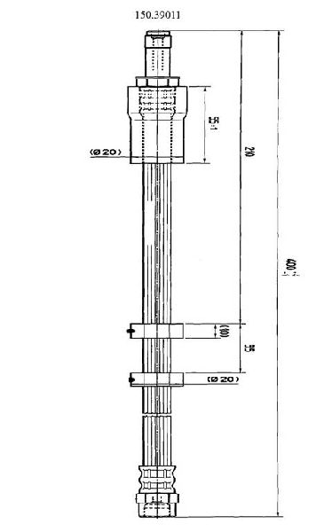 2003-2006 Volvo XC90 Brake Hydraulic Hose - Front (Centric)