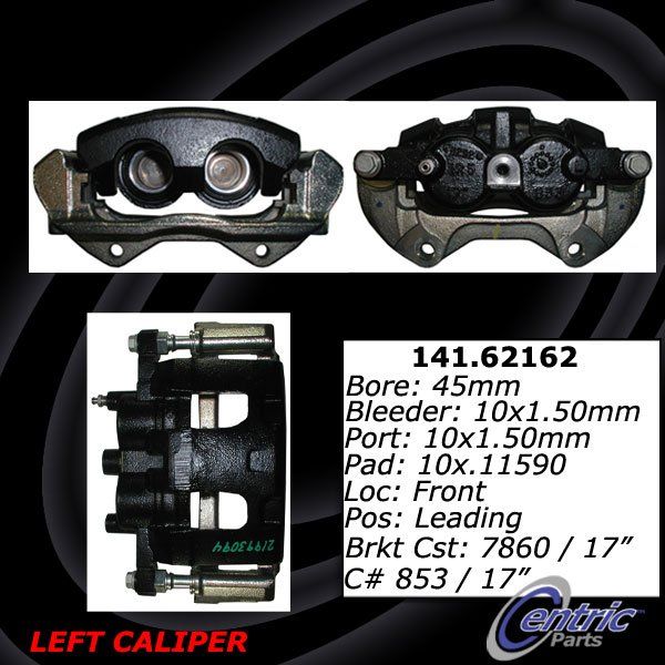 2012-2013 Chevrolet Impala Disc Brake Caliper - Front Left (Centric)