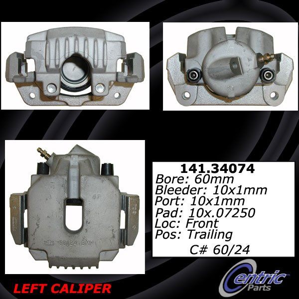 2004-2007 BMW 525i Disc Brake Caliper - Front Left (Centric)