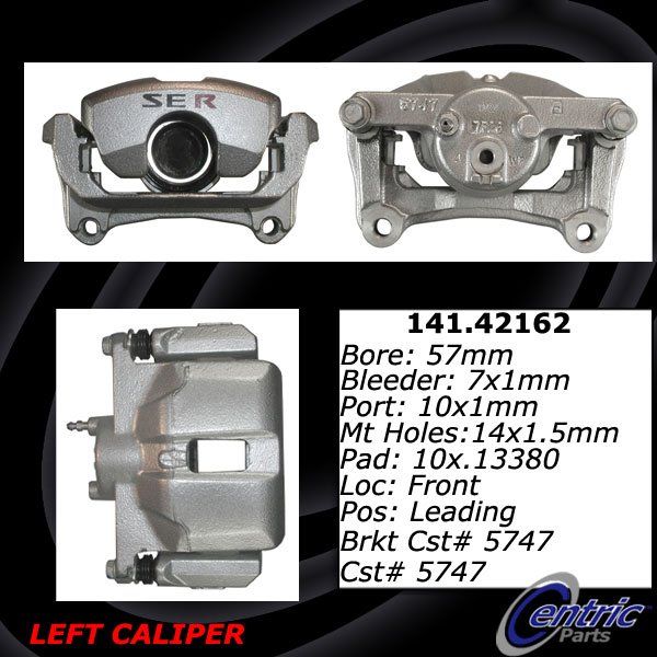 2009-2023 Nissan Maxima Disc Brake Caliper - Front Left (Centric)