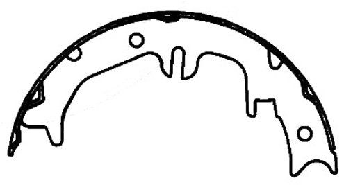 2001-2005 Lexus IS300 Parking Brake Shoe - Rear (Centric)