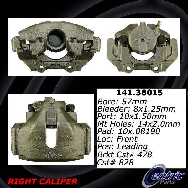 2000-2002 Saab 9-3 Disc Brake Caliper - Front Right (Centric)