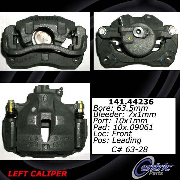 2004-2008 Toyota Solara Disc Brake Caliper - Front Right (Centric)
