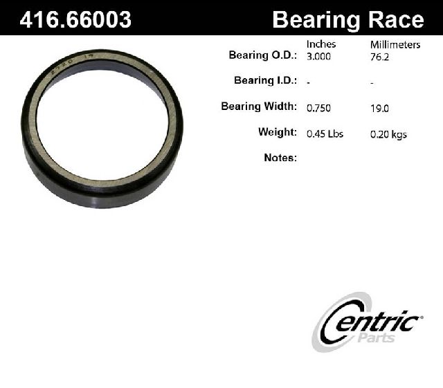 1965-1975 Toyota Land Cruiser Wheel Bearing Race - Front Outer (Centric)