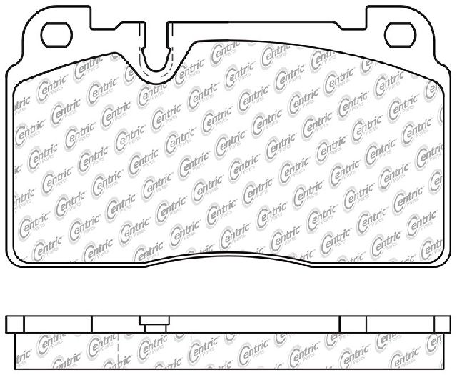 2017-2018 Audi A6 Disc Brake Pad Set - Front (Centric)