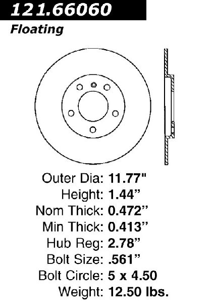 2005 Buick Terraza Disc Brake Rotor - Rear (Centric)