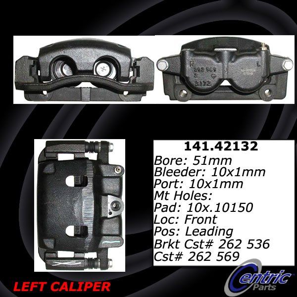 2004-2006 INFINITI QX56 Disc Brake Caliper - Front Left (Centric)