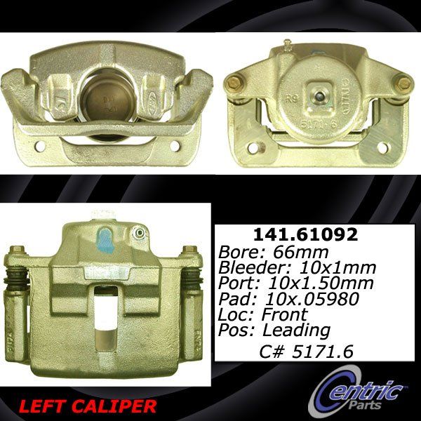 2002 Lincoln Continental Disc Brake Caliper - Front Left (Centric)