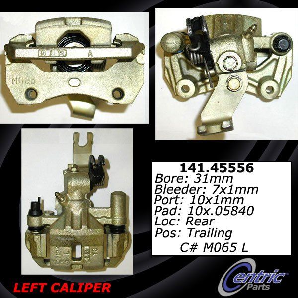 1998-2002 Mazda 626 Disc Brake Caliper - Rear Left (Centric)