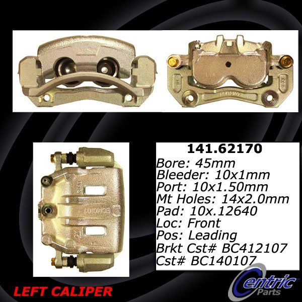 2007-2009 Chevrolet Equinox Disc Brake Caliper - Front Left (Centric)