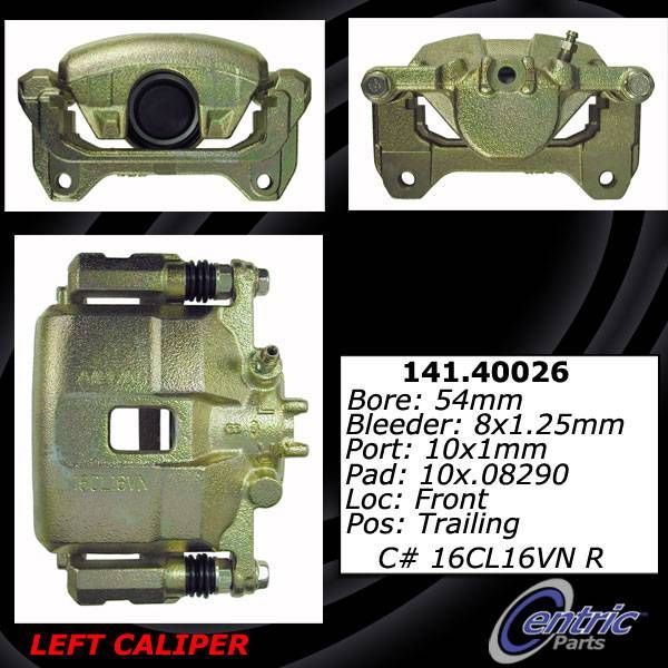 2002-2006 Acura RSX Disc Brake Caliper - Front Right (Centric)