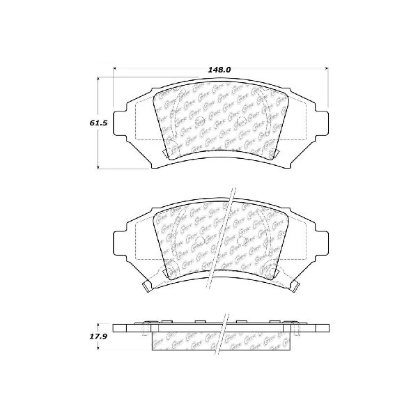 2005 Chevrolet Monte Carlo Disc Brake Pad Set - Front (Centric)