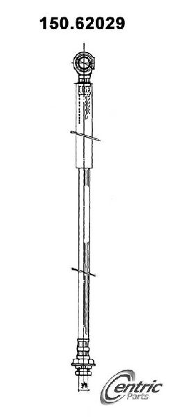 1979-1987 Pontiac Grand Prix Brake Hydraulic Hose - Front (Centric)