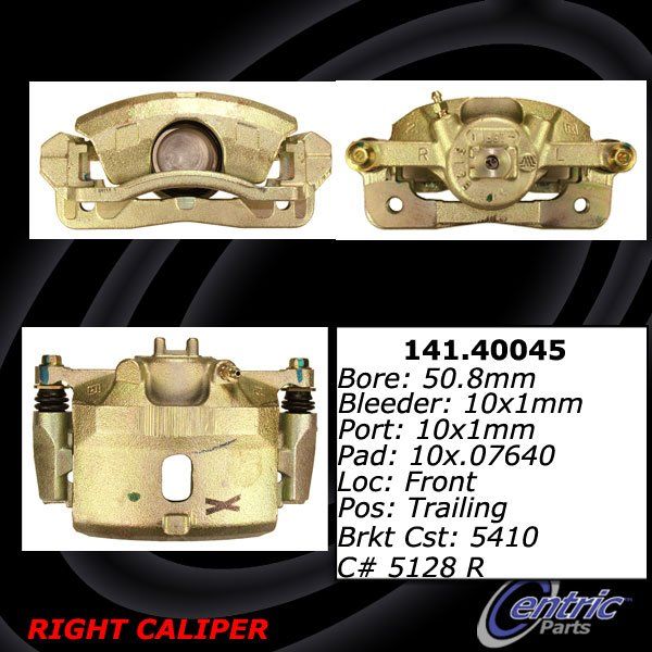 2001-2005 Honda Civic Disc Brake Caliper - Front Right (Centric)