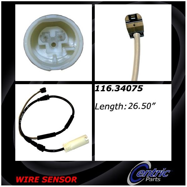 2010-2015 BMW X1 Disc Brake Pad Wear Sensor - Front (Centric)
