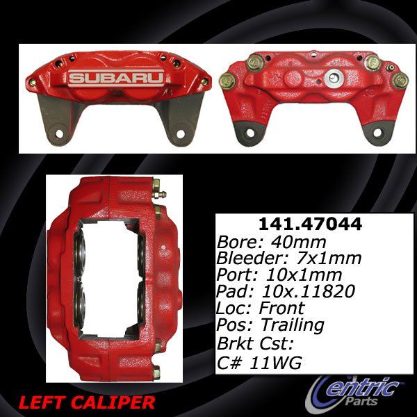 2006-2007 Subaru Impreza Disc Brake Caliper - Front Left (Centric)