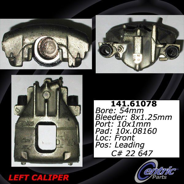2000-2004 Ford Focus Disc Brake Caliper - Front Left (Centric)