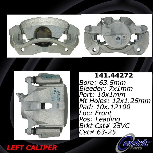 2010-2012 Lexus HS250h Disc Brake Caliper - Front Left (Centric)