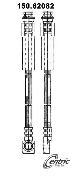 1996-1997 Cadillac Seville Brake Hydraulic Hose - Rear Left Lower (Centric)