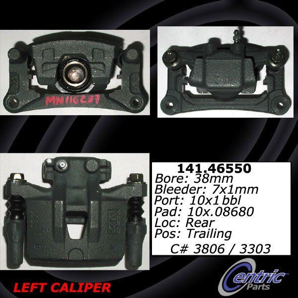 2004-2011 Mitsubishi Endeavor Disc Brake Caliper - Rear Left (Centric)