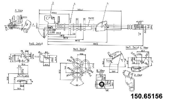 2002-2006 Lincoln Navigator Brake Hydraulic Hose - Front Left (Centric)