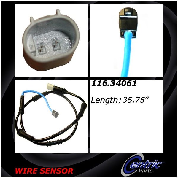 2011-2016 BMW 528i Disc Brake Pad Wear Sensor - Rear (Centric)