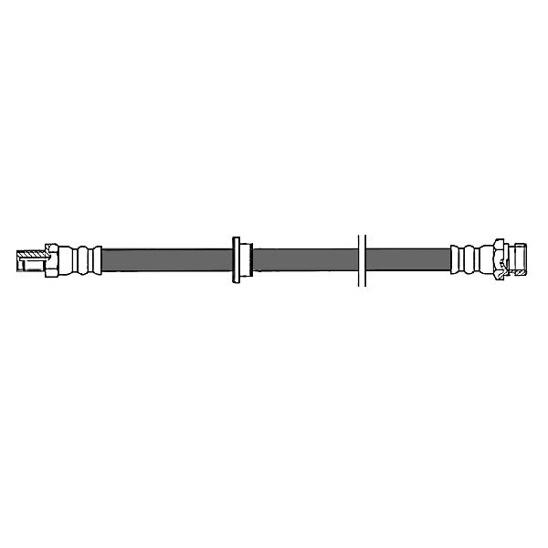 1986-1989 Saab 9000 Brake Hydraulic Hose - Front (Centric)