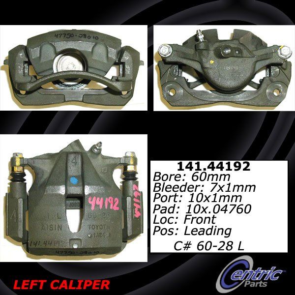 1998-2000 Toyota Sienna Disc Brake Caliper - Front Left (Centric)