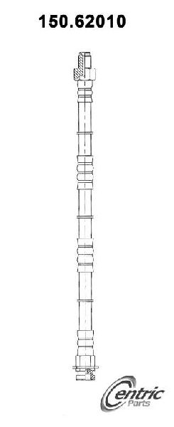 1969-1978 Oldsmobile Toronado Brake Hydraulic Hose - Front Right (Centric)