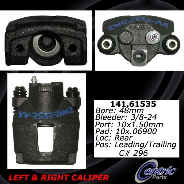 2001-2002 Lincoln Town Car Disc Brake Caliper - Rear Left or Rear Right (Centric)