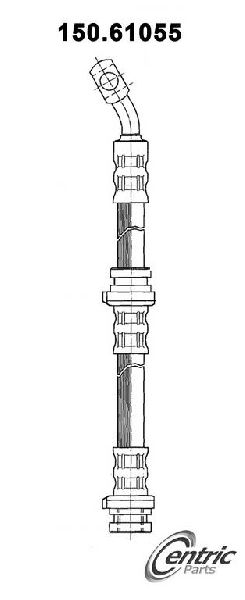 1993-1998 Mercury Villager Brake Hydraulic Hose - Front (Centric)