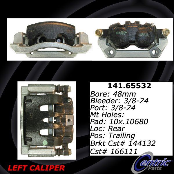 2008-2012 Ford F-350 Super Duty Disc Brake Caliper - Rear Left (Centric)
