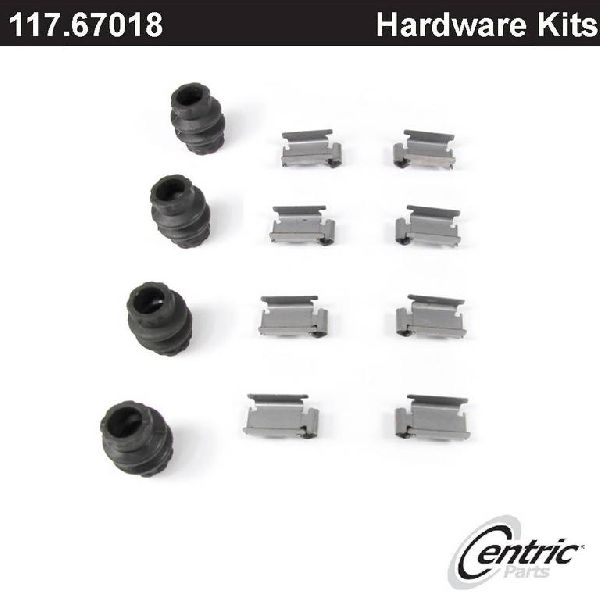 2011-2018 Ram 3500 Disc Brake Hardware Kit - Rear (Centric)