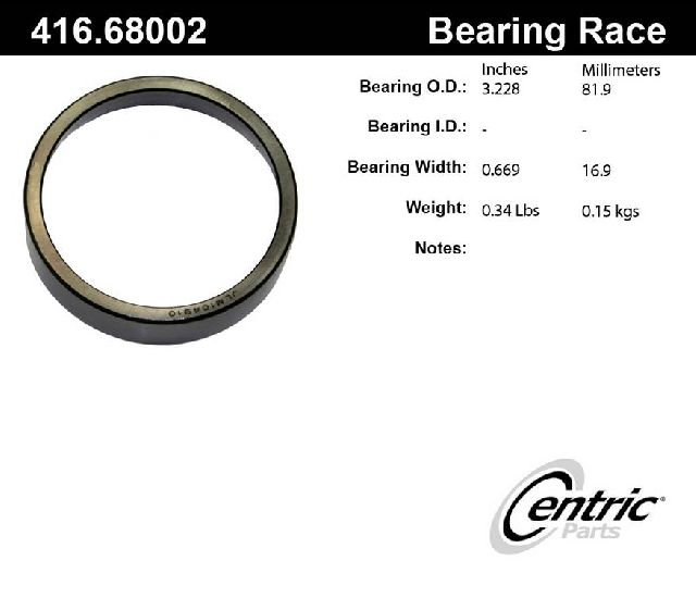 1977-1983 Jeep Cherokee Wheel Bearing Race - Front Inner (Centric)