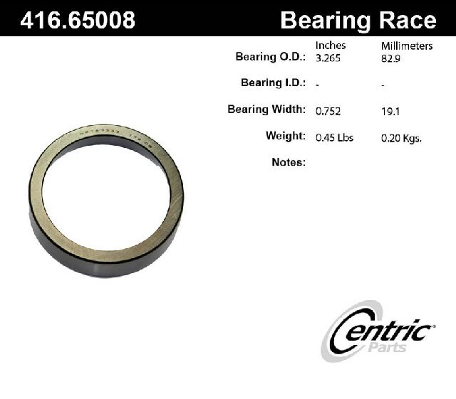 2007-2022 Ford F-350 Super Duty Wheel Bearing Race - Front Inner or Front Outer (Centric)