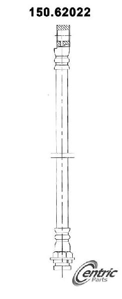 1974-1976 Pontiac Firebird Brake Hydraulic Hose - Front (Centric)