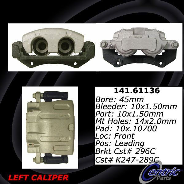 2008-2009 Ford Taurus X Disc Brake Caliper - Front Left (Centric)