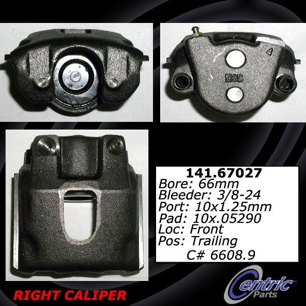 1997-1998 Dodge Dakota Disc Brake Caliper - Front Right (Centric)